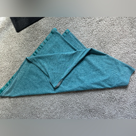 Lululemon Heather Teal Blue Vinyasa Scarf - Picture 1 of 2
